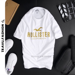 Áo phông nam đẹp, áo thun tay ngắn cổ tròn Trà Vũ in Ho.lis.ter