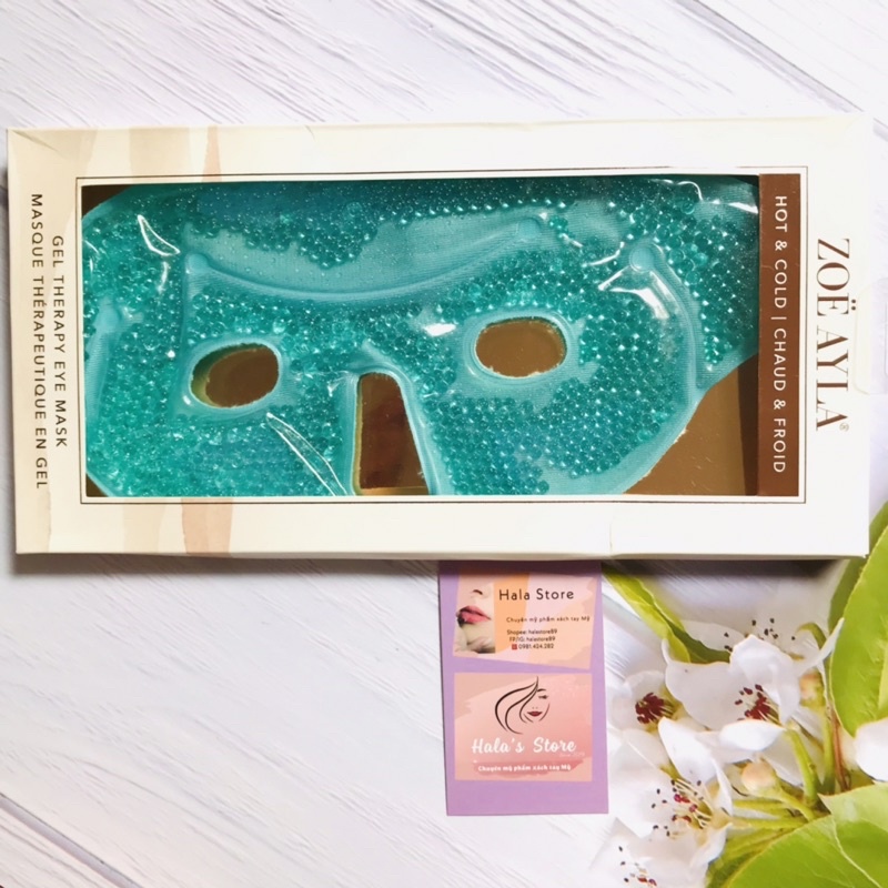Mặt nạ đắp mắt 2 chế độ nóng/lạnh Zoe Ayla Gel Beads Therapy Face Mask