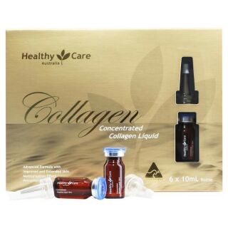 TINH CHẤT COLLAGEN - HEALTHY CARE CONCENTRATED COLLAGEN LIQUID 10ML 6 PACK FROM AUSTRALIA.