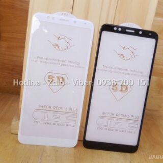 Kính cường lực Xiaomi Redmi 5 Plus (9D full tràn màn)