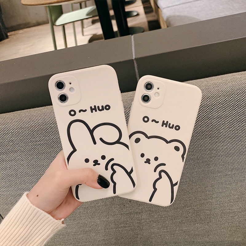 ỐP GẤU x THỎ SILICON ĐỦ DÒNG ĐT IPHONE SAMSUNG OPPO VIVO XIAOMI