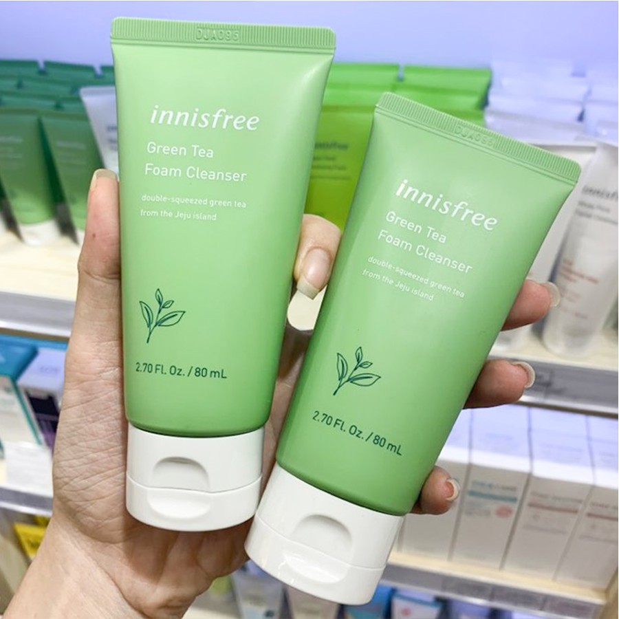 Sữa rửa mặt trà xanh Innisfree Green Tea Cleansing Foam Mẫu mới 150ml | BigBuy360 - bigbuy360.vn