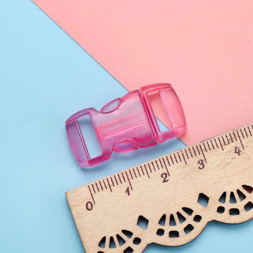 Set 4 / 8 / 12 / 20 Khóa Cài Bên Trong Suốt Dạng Cong 3 / 8 &quot;10mm Dành Cho Cắm Trại