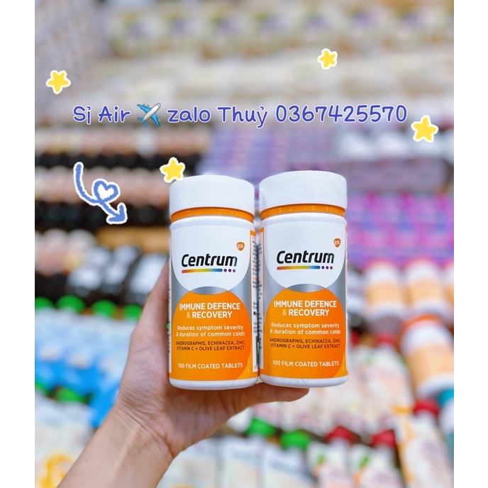 Viên tăng đề kháng Centrum Immune Defence &amp; Recovery