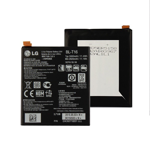 Pin LG G Flex 2, H590, LS996, H959 (BL-T16) dung lượng 3000mAh Zin Máy - Bảo hành đổi mới