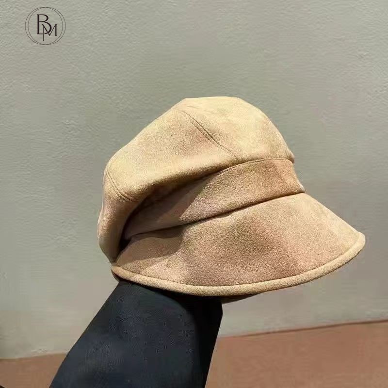 Mũ beret BANMA da lộn thời trang cá tính cho nam và nữ