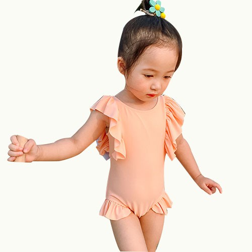 Đồ Bơi Trẻ Em Dạng Váy - Áo Bơi Một Mảnh Liền Thân Có Nơ Sau POPO SW0238