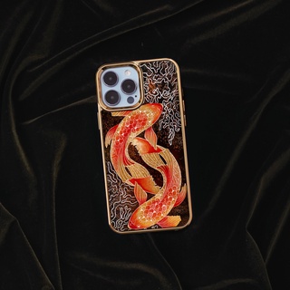 Ốp điện thoại cho iPhone 13 Pro / 13 Pro Max mẫu Song Ngư thương hiệu La Sonmai