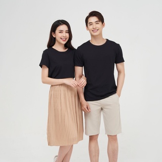Combo áo thun nam nữ YODY vải cotton thoáng mát, mềm mịn TSM5289, TSN5346