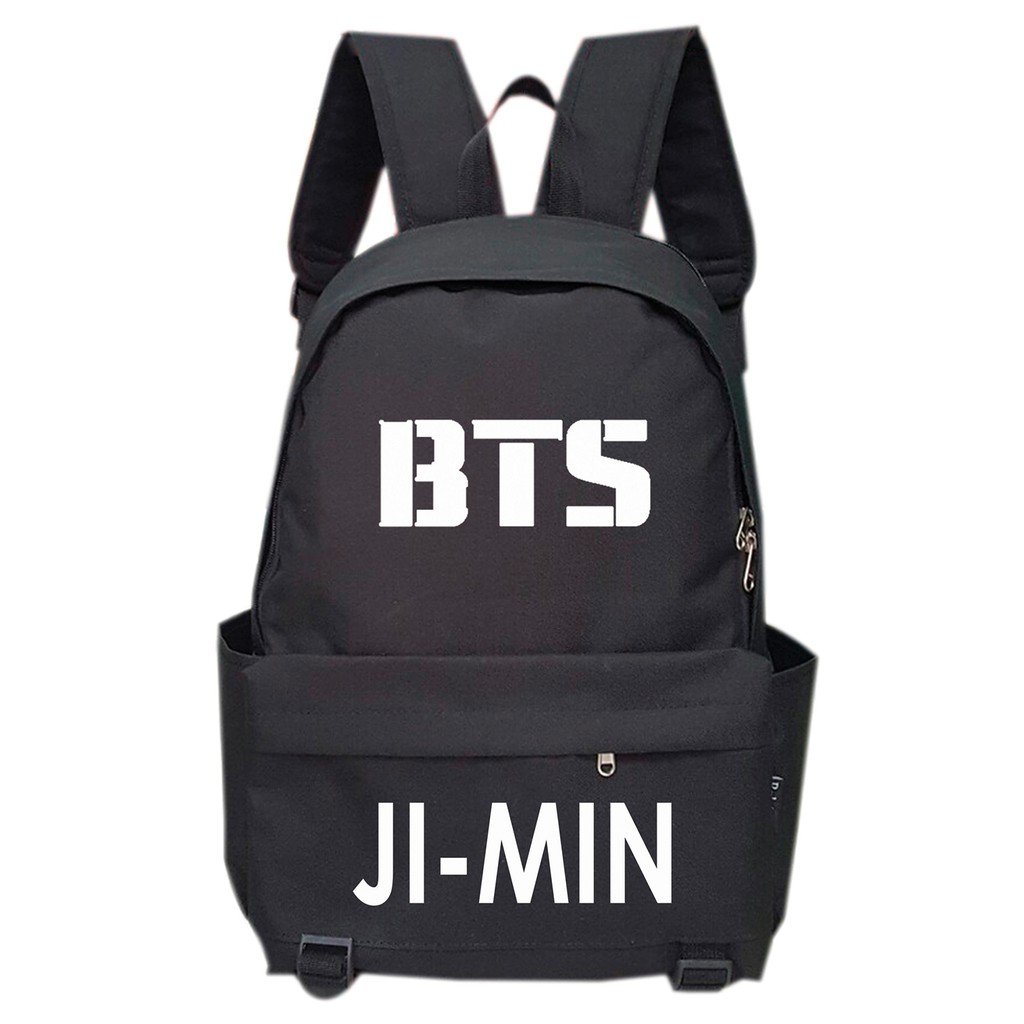 Balo in logo và tên JiMin của BTS