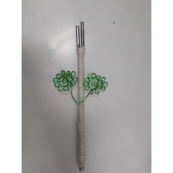 Dụng cụ làm lá tròn dây nhôm mạ màu handmade