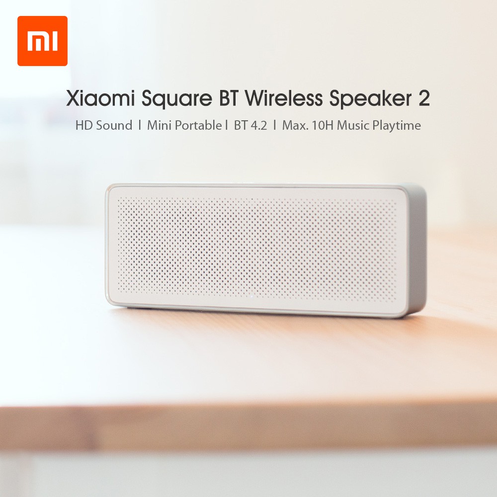 Ready bluetooth mini Xiaomi Mi Bluetooth Speaker Square Box 2 | Pin bền ấn tượng
