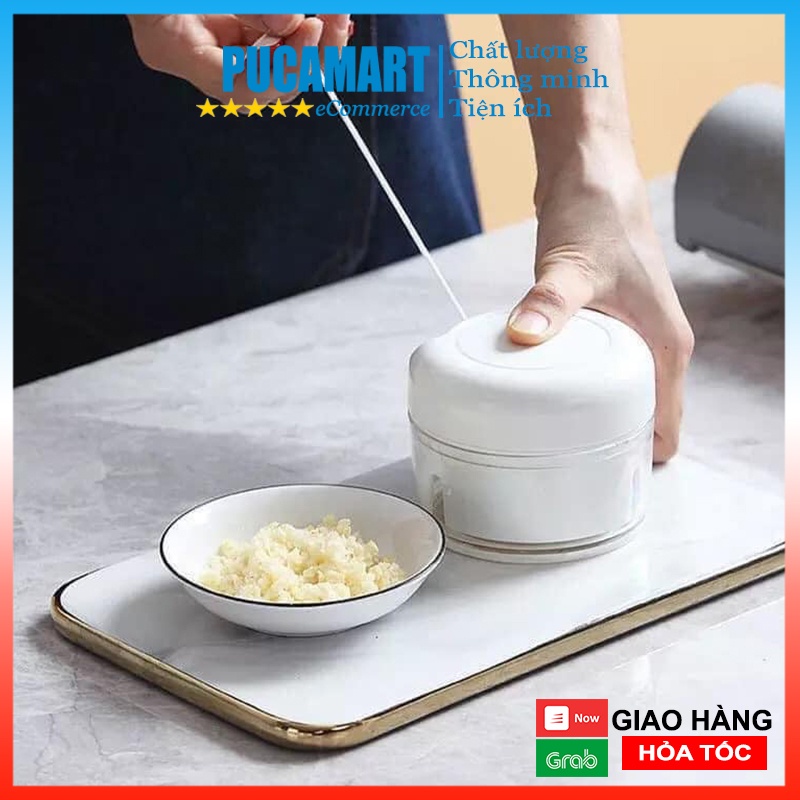 Máy Xay Tỏi Ớt Cầm Tay Mini Food Chopper, Máy Xay Củ Quả Tiện Lợi - PucaMart