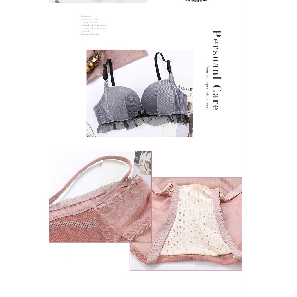 Bộ đồ lót / Áo lót chống chảy xệ thiết kế không hằn đường may phong cách quyến rũ dành cho nữ | BigBuy360 - bigbuy360.vn