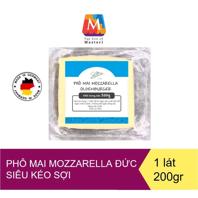 Phô mai làm pizza Oldenburger chính hãng siêu kéo sợi