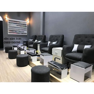 cuộn 10m giấy dán tường màu xám lì