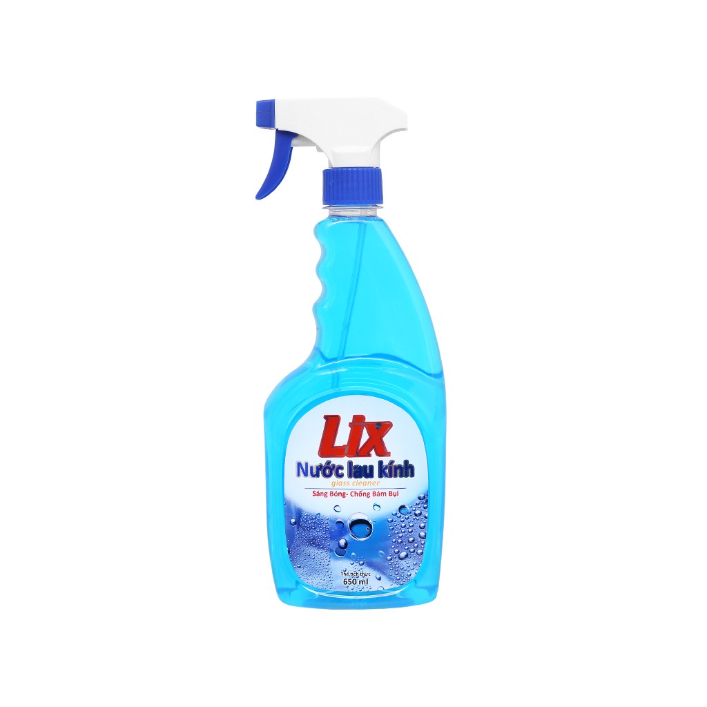 [Mã LT50 giảm 50k đơn 250k] Nước lau kính LIX chai 650ml - Hương thơm tươi mát - K0004