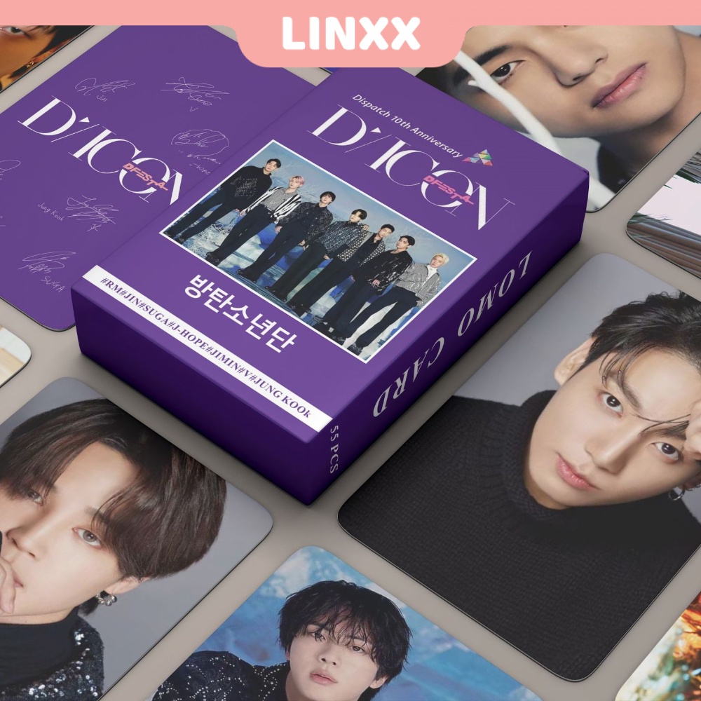 Hộp 55 Ảnh Lomo Card Nhóm Nhạc BTS D 'Festa 10TH