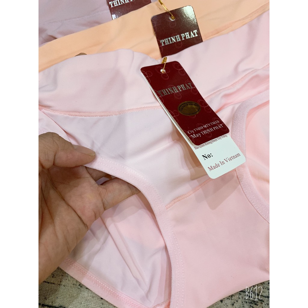 Combo 10 quần lót nữ thun lạnh trơn Thịnh Phát