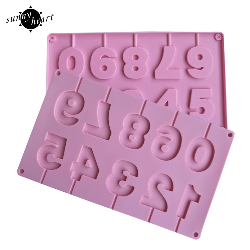 Khuôn Silicone Làm Kẹo Mút / Sô Cô La / Món Tráng Miệng