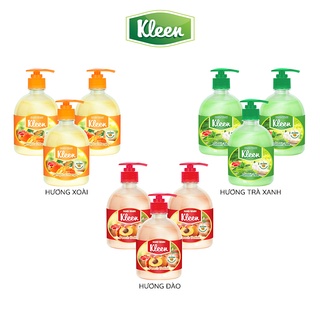 Combo 3 chai sữa rửa tay kleen 500ml chai - ảnh sản phẩm 1