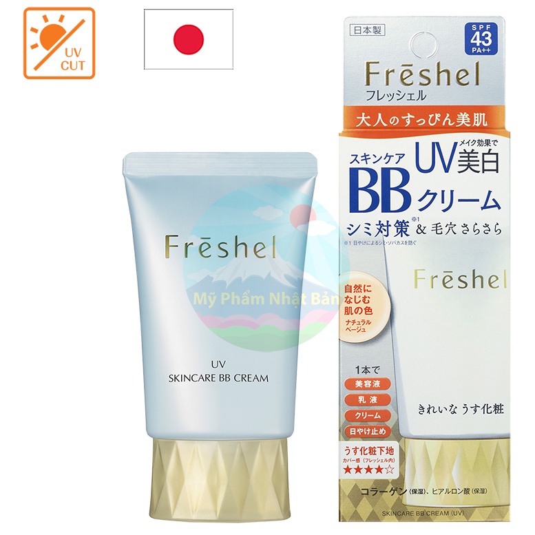 Kem BB Dưỡng Da Chống Nắng Freshel Skincare BB Cream UV (NB - Natural Beige)