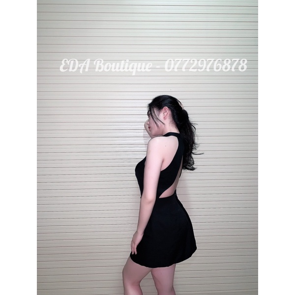 🌸EDA- [HOT] Đầm Cổ Yếm Hở Lưng Sang Trọng - Đầm Nữ Thiết Kế  với Chất Vải Cotton Siêu Thoáng Mát | BigBuy360 - bigbuy360.vn