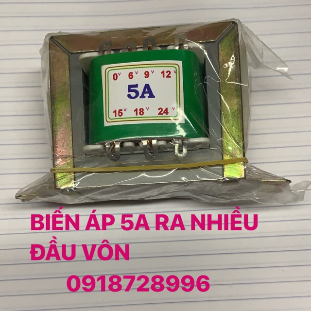 Biến áp 5A nhiều đầu ra