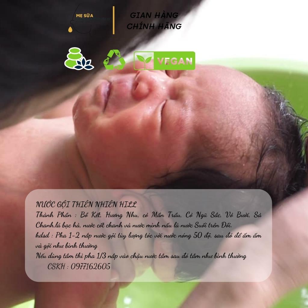 NƯỚC GỘI ĐẦU VÀ NƯỚC TẮM THẢO MỘC TỐT CHO DA VÀ TÓC HILL 1L