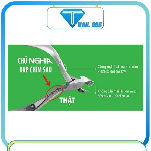 Kềm Nghĩa D18 , Kìm cắt da bấm móng tay chân giả nail chính hãng sắc bén