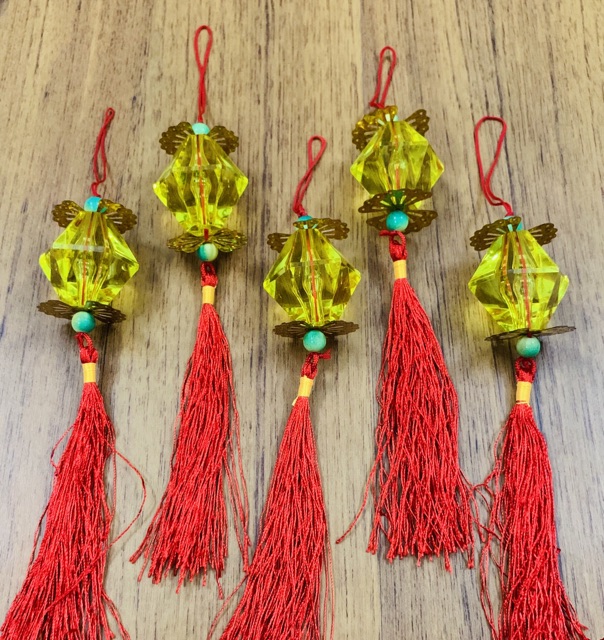 10 Dây Treo Pha Lê Nhựa Hàng Đẹp Trang Trí Tết Giá Sỉ