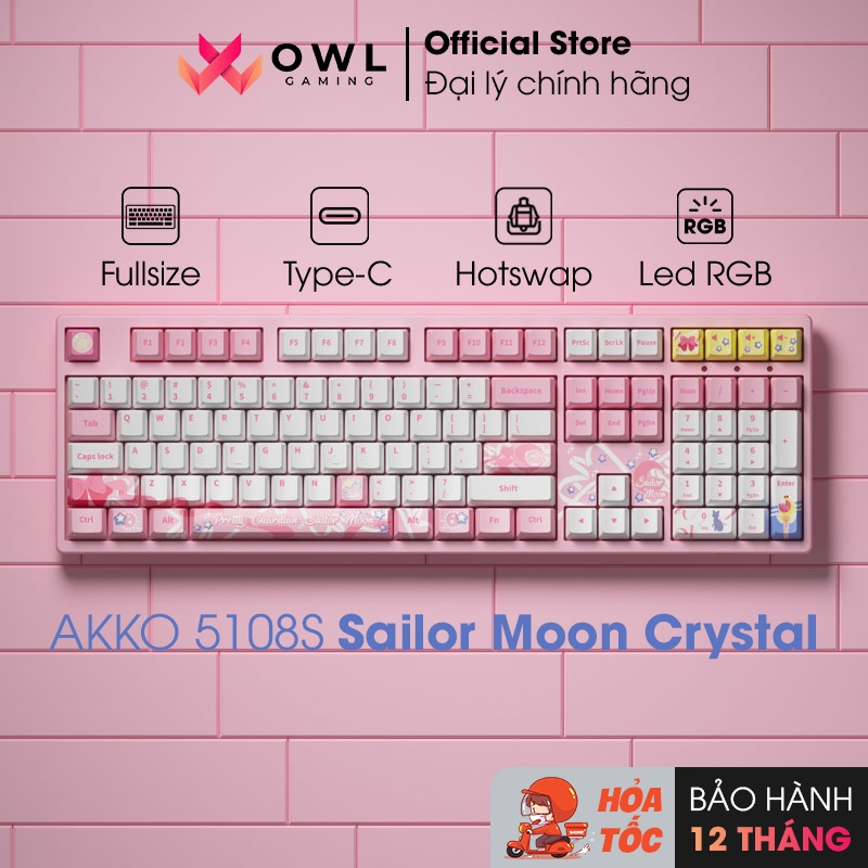 Bàn phím cơ AKKO 5108S Sailor Moon Crystal