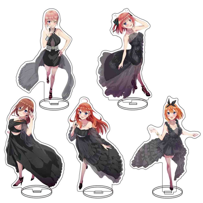 Mô hình acrylic thiết kế nhân vật anime Quintuplets trang trí làm quà tặng