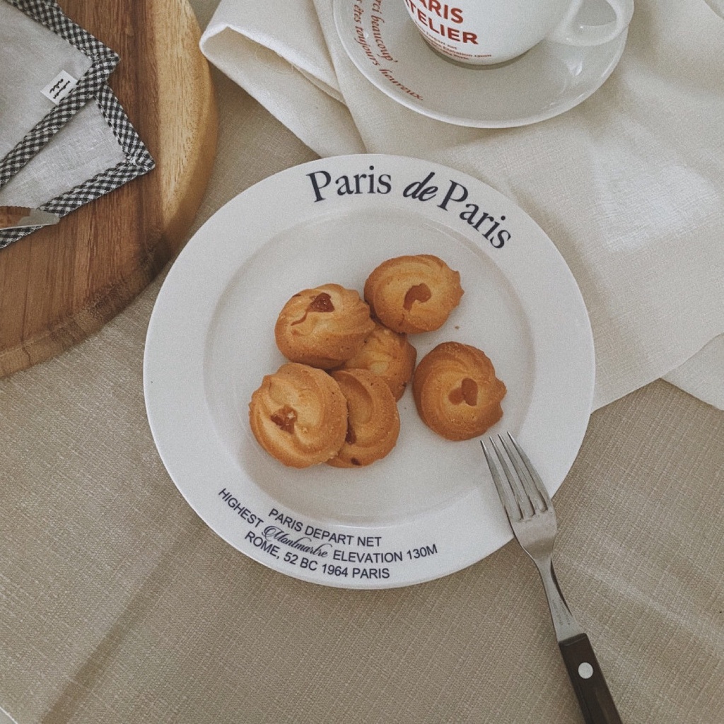 Đĩa chữ Paris - Paris de Paris 20cm