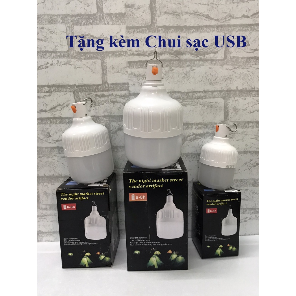 Bóng đèn tích điện loại công suất thực, đèn bảo hành cam kết 6 tháng, chất lượng tốt