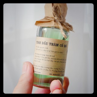 Tinh Dầu Tràm Huế Nguyên Chất  Chiết Xuất Từ Lá Tràm Tươi Thiên Nhiên 30ml, 50ml, 75ml, 100ml