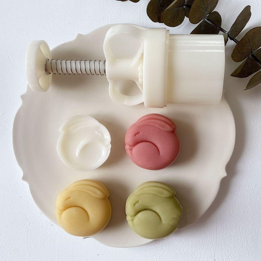 JARRED Khuôn Làm Bánh Trung Thu Dạng Nén Hình Bữa Tiệc 3D Dễ Thương