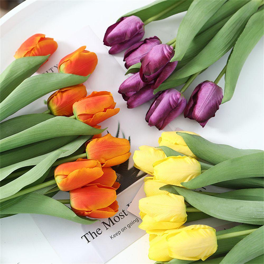 Bó Hoa Tulip Nhân Tạo Dùng Cho Trang Trí Tiệc Cưới