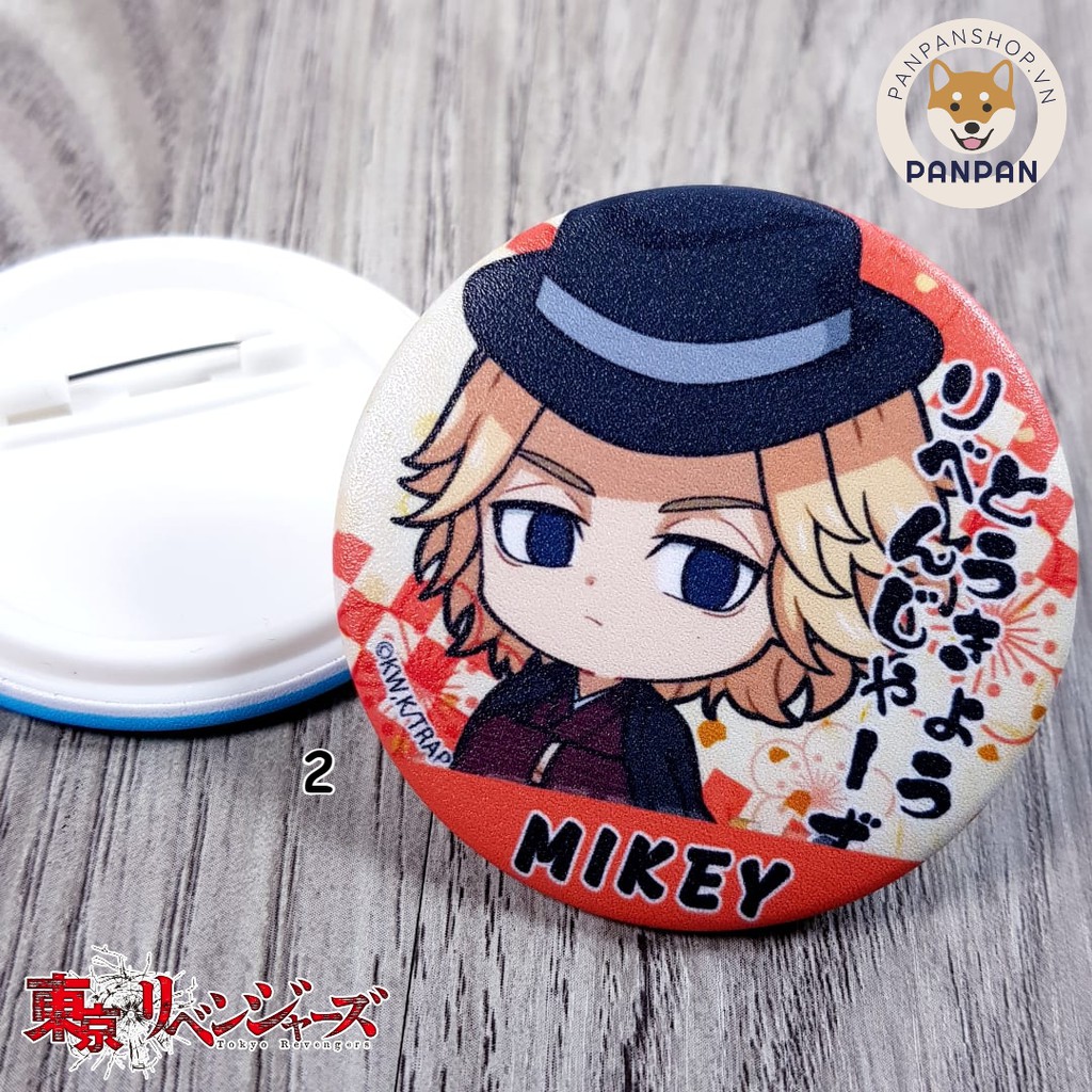 Huy Hiệu Tokyo Revengers Yukata (6CM)