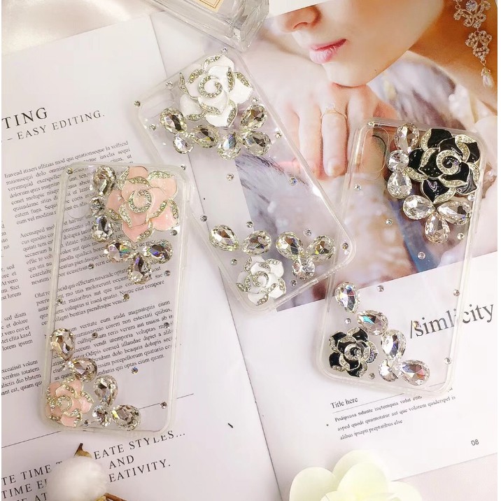[IB DÒNG ĐT]ốp lưng handmade đính đá