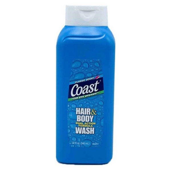 Sữa Tắm Gội Coast Mỹ 2in1 Hair And Body Cho Nam Chai 532ml - 946ml Hàng Nhập Mỹ Làm Sạch Cơ Thể Cung Cấp Độ Ẩm Cho Da Hư