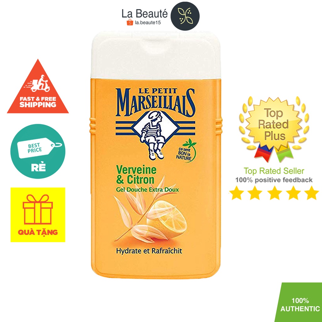 Le Petit - Sữa Tắm Dạng Gel Chiết Xuất Từ Chanh Và Cỏ Roi Ngựa 250ml