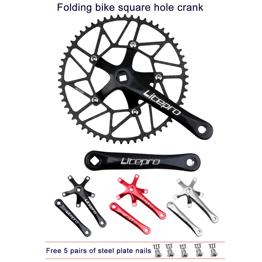 Trục Khuỷu Xích Xe Đạp 130Bcd 48 50 52 54 56 58T Chất Lượng Cao