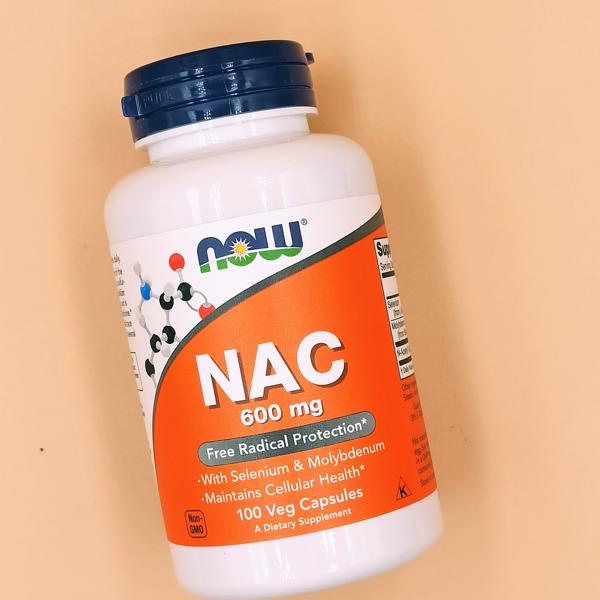 NAC NOW 600mg 100 viên với Selenium & Molybdenum