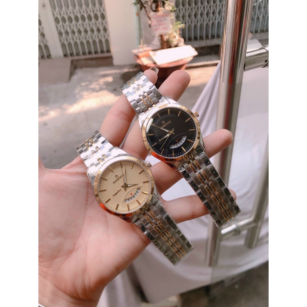 Đồng Nồ Nam Essence EST02 - Dây Kim Loại - Quartz