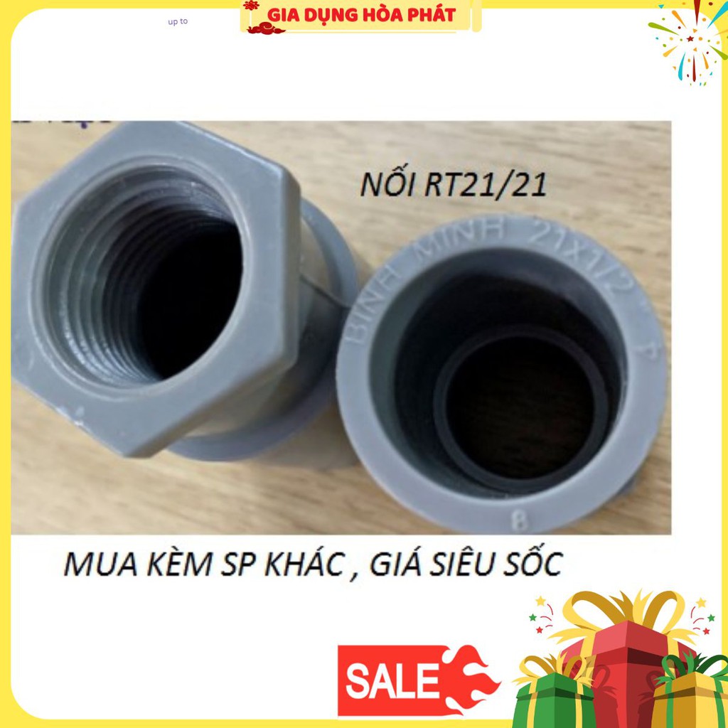 Nối Ren Trong Pvc Bình Minh 21, 27, 34