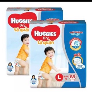 Tã quần huggies đệm mây m74,l68, xl62, xxl56