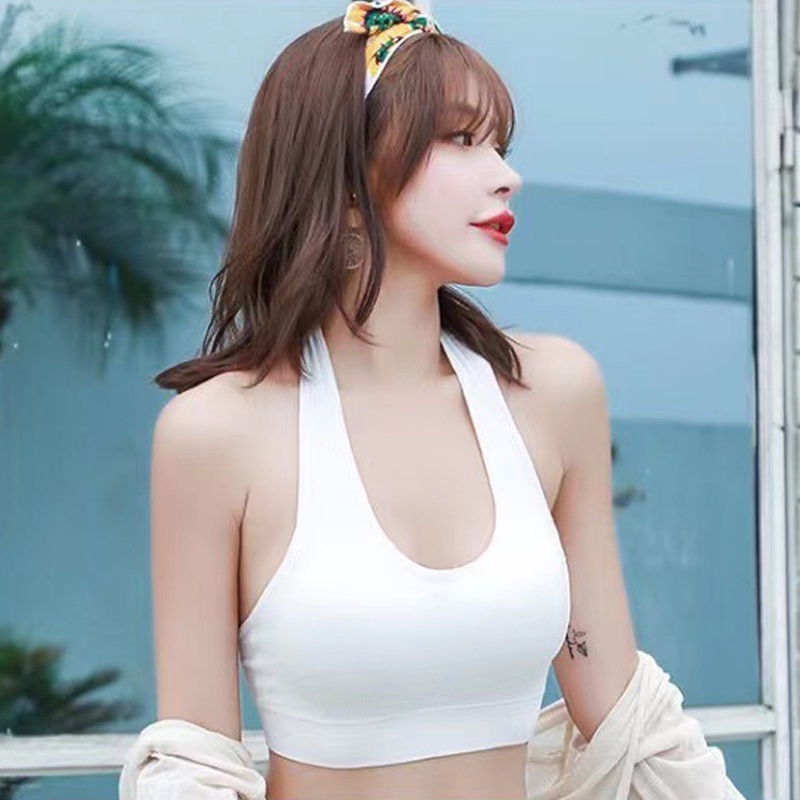 Áo Ngực Thể Thao Mềm Mại / Áo Ngực Thể Thao Không Gọng Không Đường May Có Mút Nâng Ngực / Lưng Đẹp Quyến Rũ Dành Cho Nữ