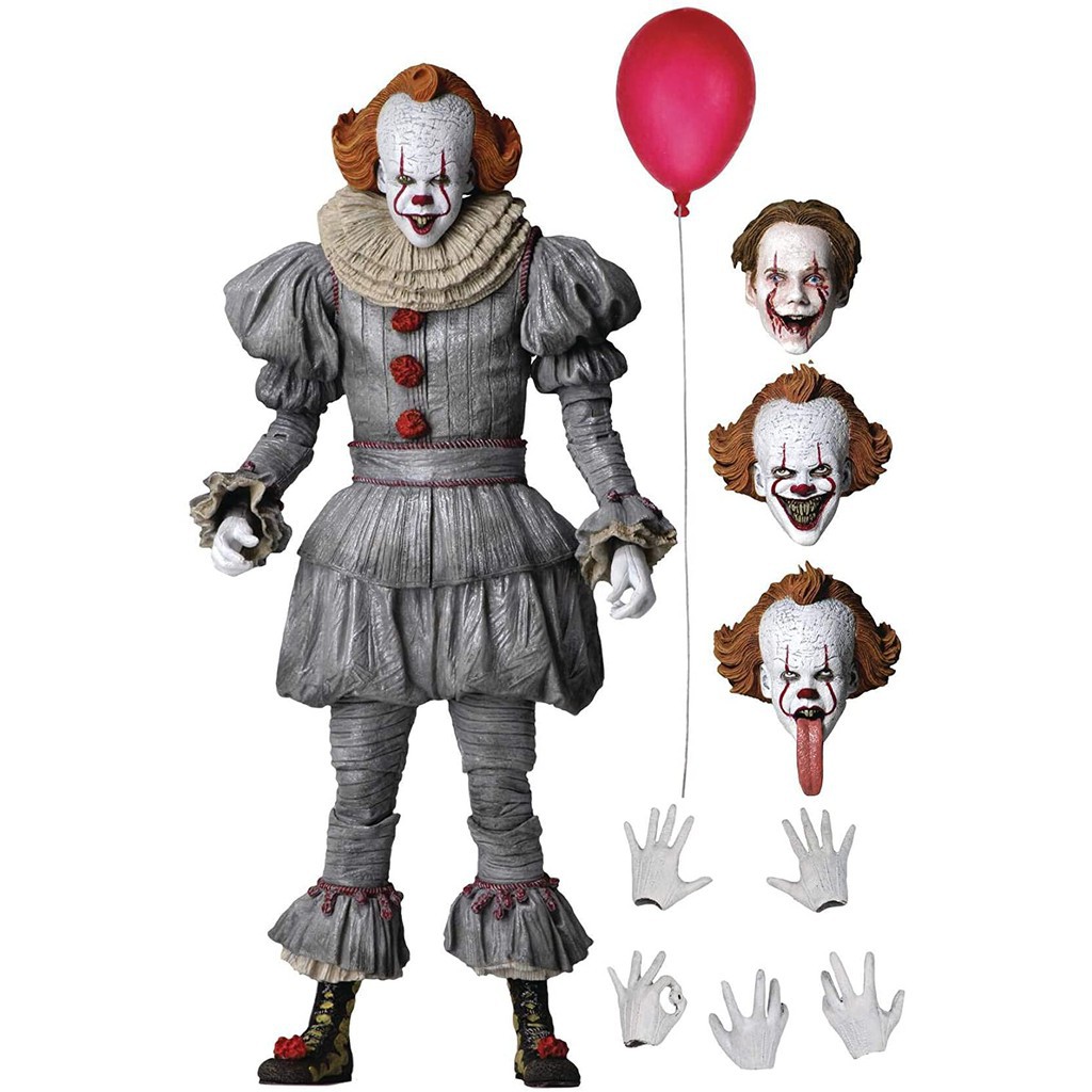 GIÁ HỦY DIỆT Mô Hình Chú Hề Ma Quái Pennywise 2 Có Khớp Cử Động Neca