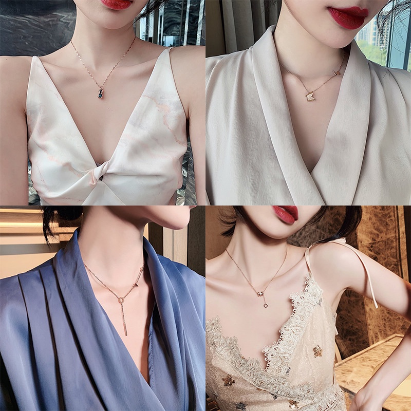 Vòng cổ Bằng Thép Titan Phong Cách Hàn Quốc Thời Trang